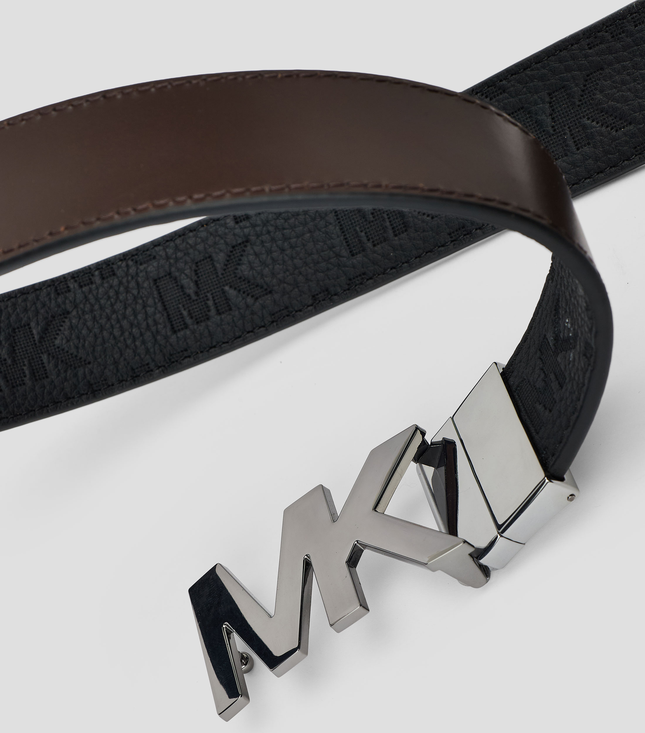 Cinturón reversible en piel vacuna casual Hombre